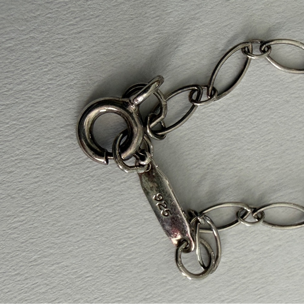 Silver Key Pendant Necklace - Picture 3 of 6